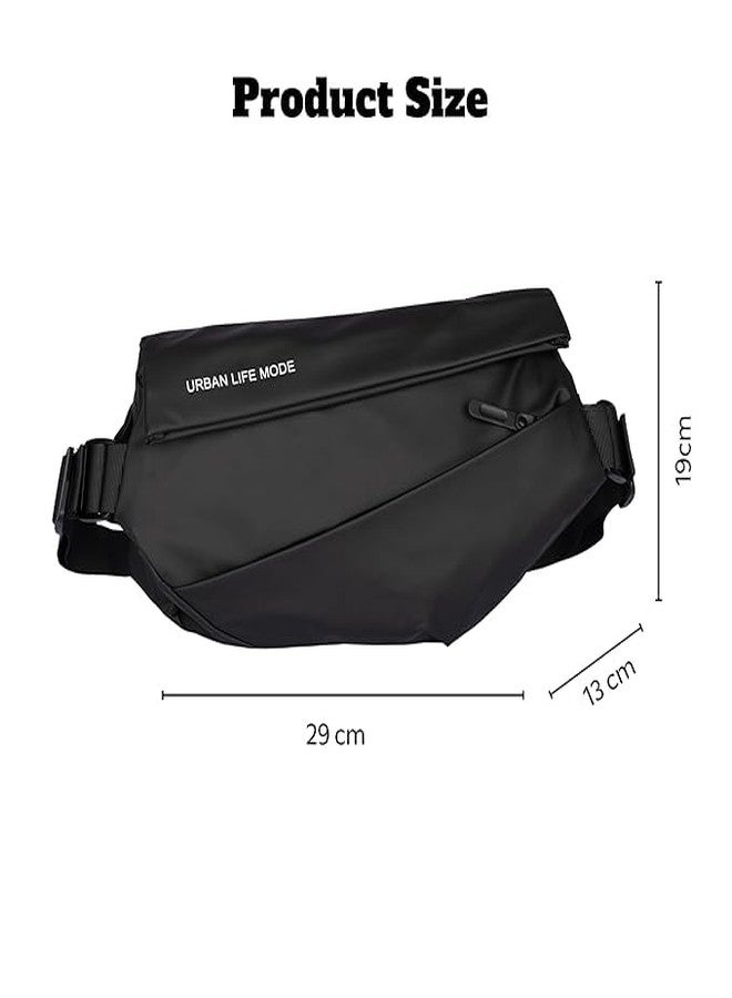 SHRBI Unisex Crossbody Shoulder Bag with Lightweight Sling Chest bag for Outdoor Hiking Running Sport | Sling Water-Resistant Travel & Daily Use Messenger Bag - Image 2